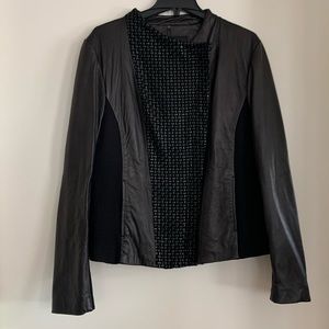 Ellie Tahari Leather Jacket NWT